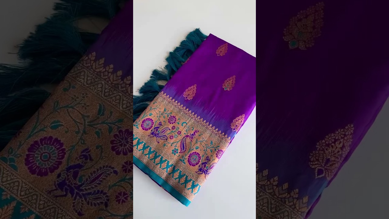 Paithani Silk Meenakari Soft Silk Saree