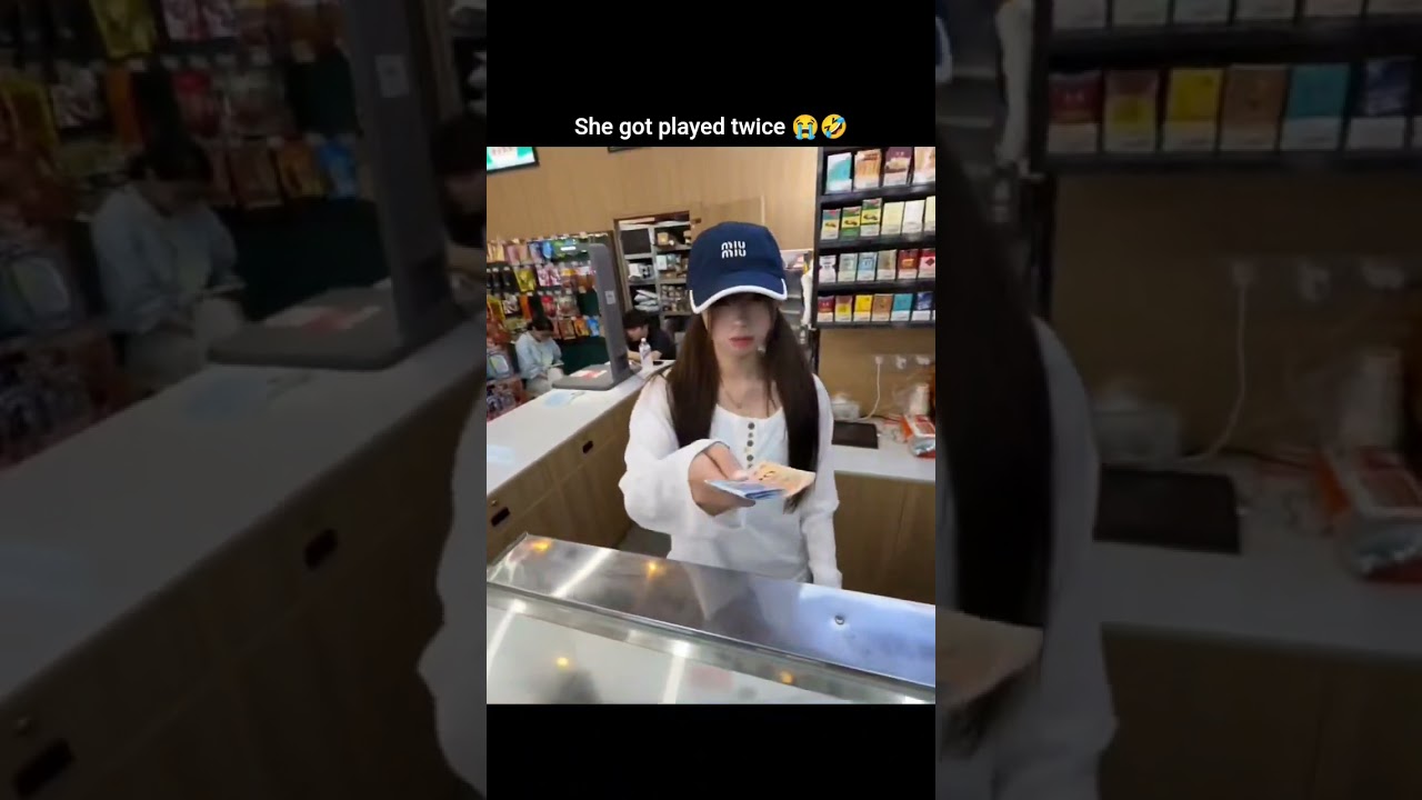 she got played twice 😭🤣 