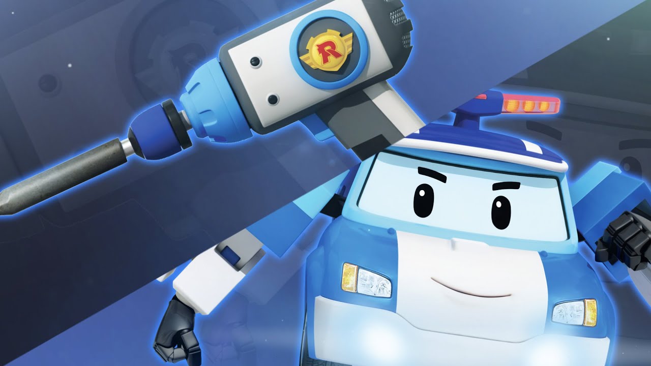 POLI's Drill | Rescue Tool Play | Cartoons for Kids | Robocar POLI TV