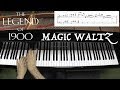 Magic waltz  difficult jazz piano arrangement with sheet music  jacob koller