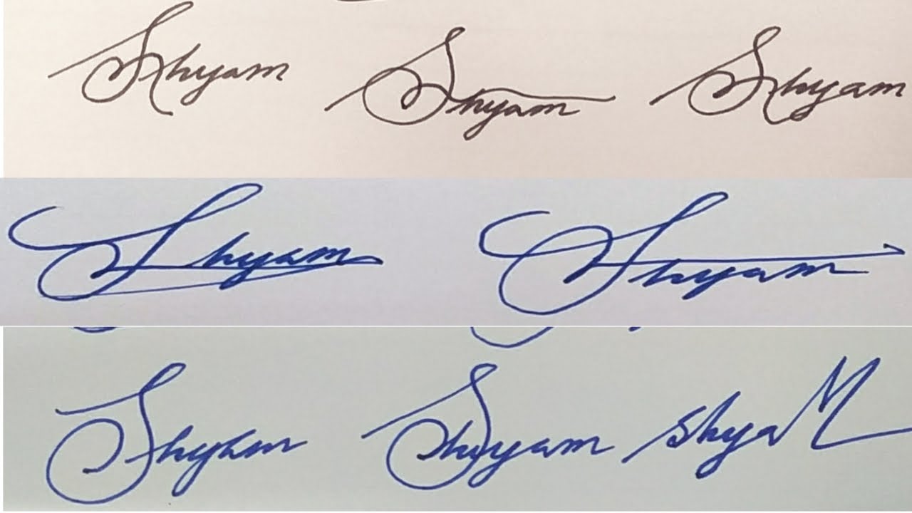 New cursive style signature s signature s best signature for