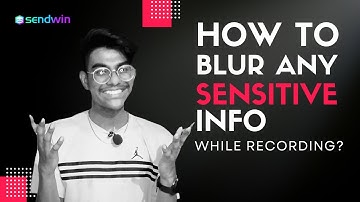 How to Blur Sensitive Information while Screen Sharing or Video Recording | Blur Any Content Free
