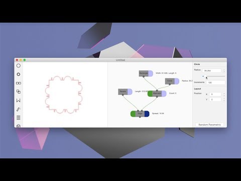 VectorFlow app - Edge effects with my vector node tool for macOS
