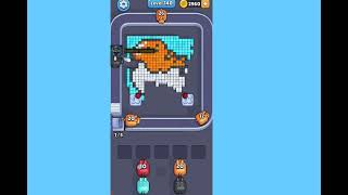 Pixel Flow Level 140. Walkthrough Gameplay