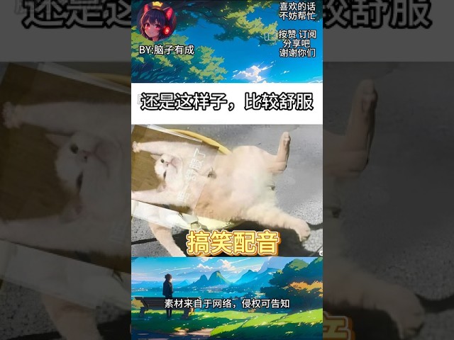 还是这种坐姿,比较舒服~~ #梗圖 #搞笑配音 | MYViki