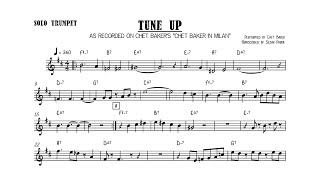 Chet Baker - Tune Up (Bb) Transcription