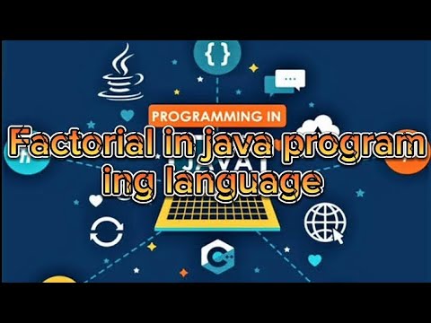 factorial in Java programming language in telugu// java programs in telugu