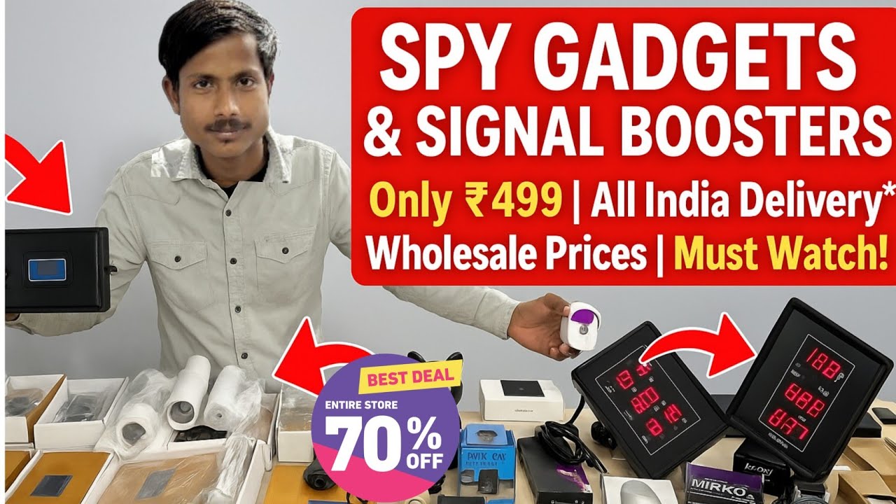 Mobile Signal Boosters & Spy Cameras at Wholesale Price – All India Delivery | ₹499 Only