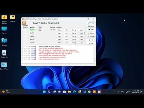 MySQL shutdown unexpectedly