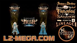 NPC with Effect and Logo for www.L2-Mega.Com server. LINEAGE II-Master Class 2 ◄√i®uS►