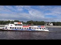 Walks on the ship depot on the Moscow River in July 2017