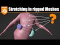 Blender: unwanted stretching, bending and twisting in Rigged characters
