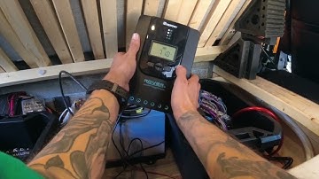 Renogy Rover 40 Amp 12V 24V DC Input MPPT Solar Charge Controller Auto Parameter Review