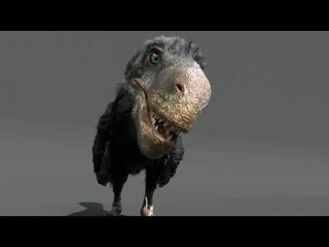 Blender Deinonychus Raptor Animation 