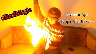 Nyalain Api Tanpa Alat Bakar !! #MagicChallenge