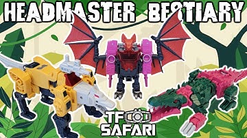 Decepticon Headmaster Bestiary: Mindwipe, Weird Wolf, and Skullcruncher