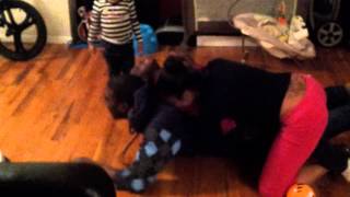 Family Tickle Fight