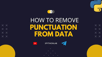 How to Remove Punctuation from a String in Python