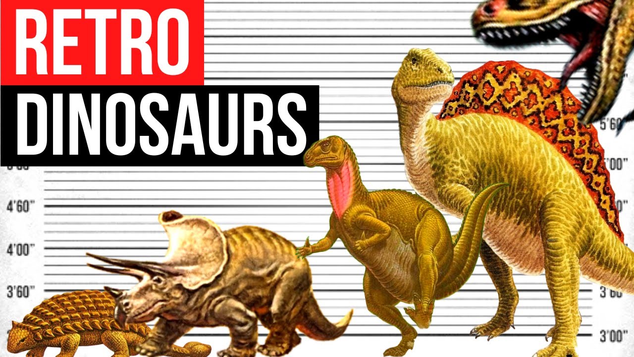 Retro dinosaurs what dinosaurs looked like in 1900 youtube