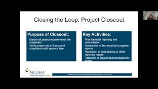 Project Closeout