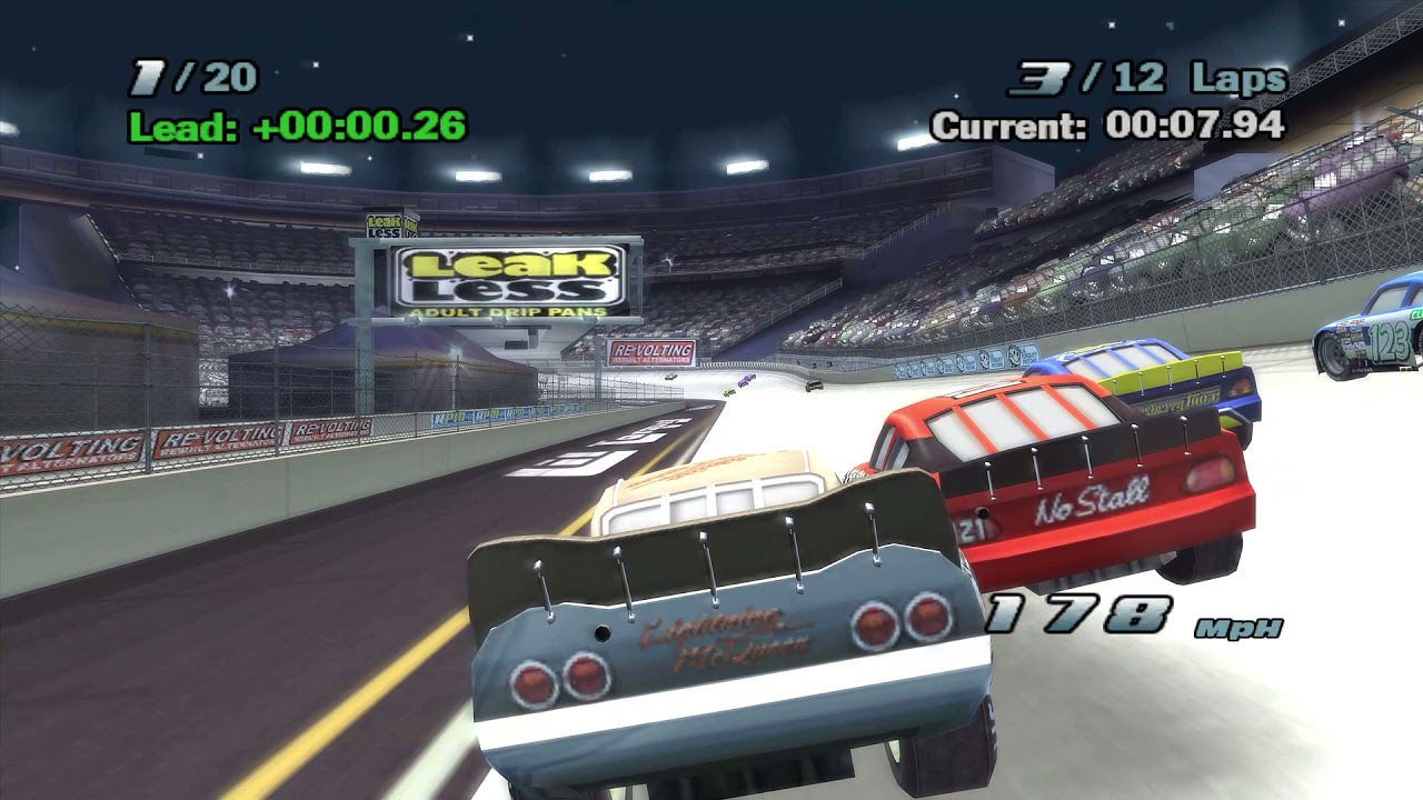 Cars the Video Game - Smasherville Speedway as Lightning McQueen