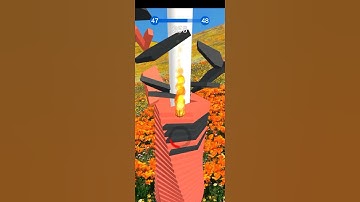 stack ball 3d (level 47)🥳💫🕹️ gameplay android ios #short #game #asmr #stackball