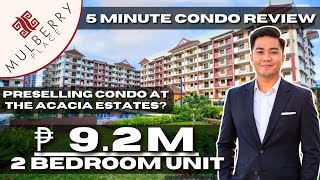 5 Minute Condo Review | 2 Bedroom Condo Unit | Mulberry Place 2 #dmcihomescondo