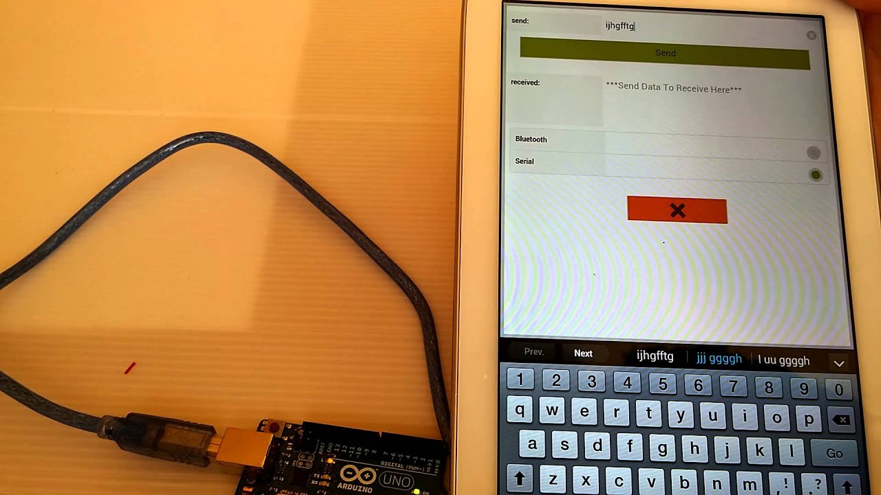 Arduino Android Serial Communication using OTG cable