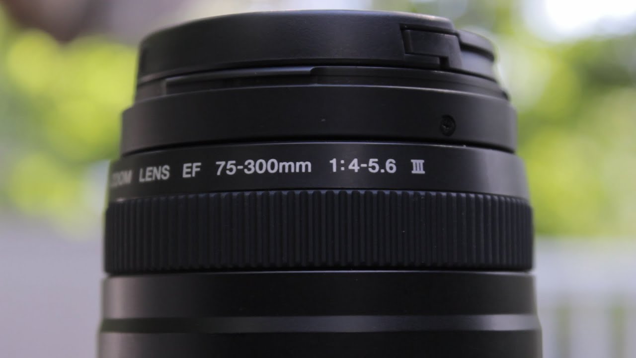 Canon 75 300mm Lens Review Youtube