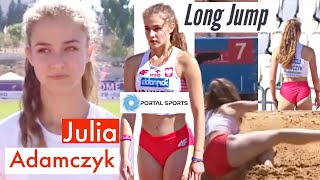Julia Adamczyk Long Jump Poland #juliaadamczyk #u18athlete #longjump #femaleathletes #trackandfield
