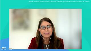WEBINAR POLICY OPTIONS TO STRENGTHEN AND TRANSFORM HEALTH SYSTEMS IN THE AMERICAS (audio original)