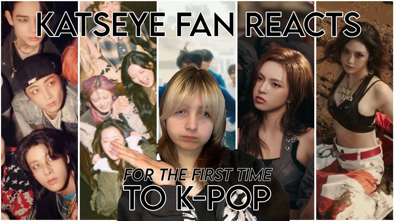 KATSEYE FAN Reacts to K-POP For the FIRST TIME | ENHYPEN, IVE, TXT, BABYMONSTER + aespa