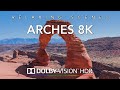 Driving arches national park in 8kr dolby vision   castle gate to arches utah