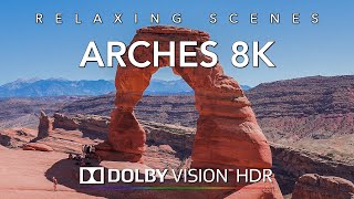 Driving Arches National Park in 8K HDR Dolby Vision   Castle Gate to Arches Utah