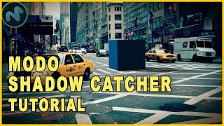 How To Create A Shadow Catcher In Modo - 3D Tutorial