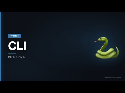 Python Tutorial #22: Python CLI Tools — Click & Rich