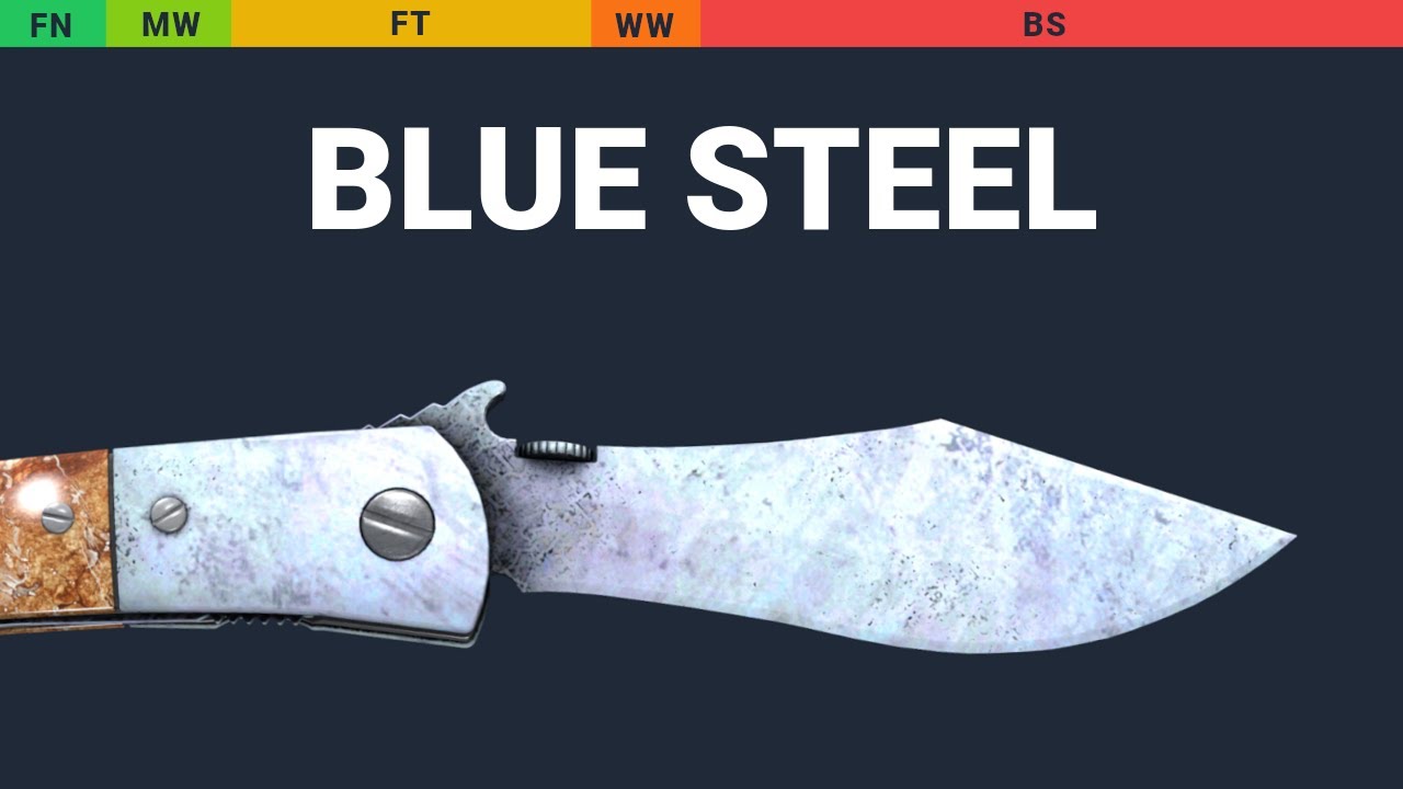 Navaja Knife Blue Steel - Skin Float And Wear Preview