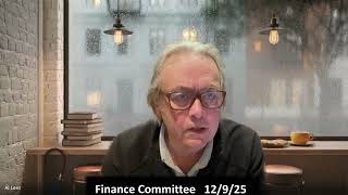 Finance Committee   December 9, 2025