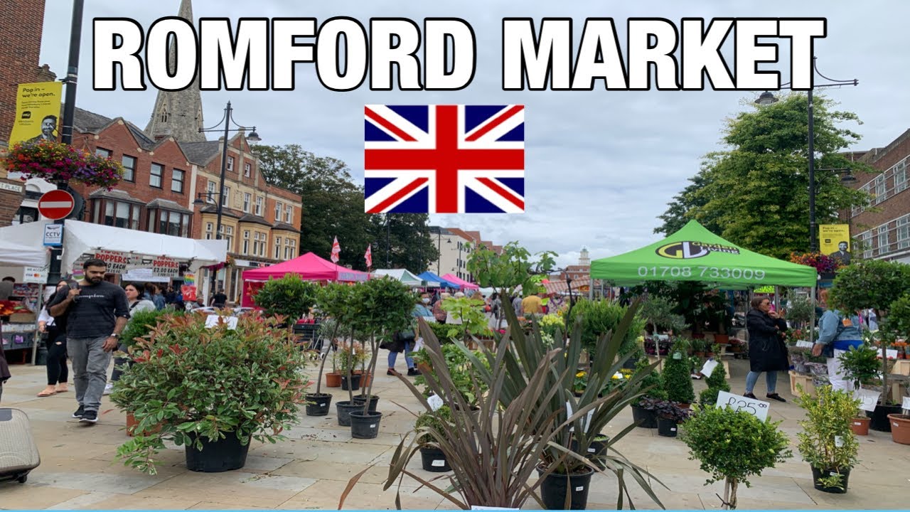 ROMFORD MARKET SHOPPING IN ROMFORD MARKET LONDON YouTube