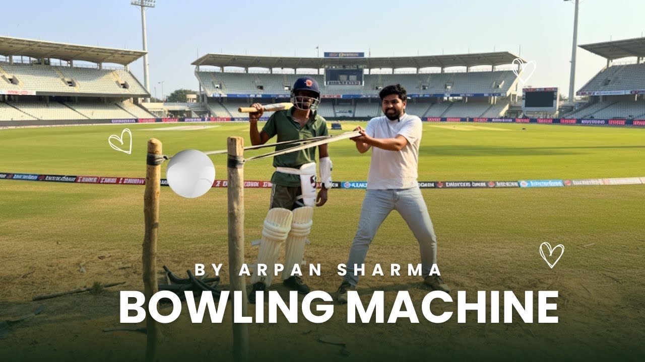 We made a Desi Bowling Machine