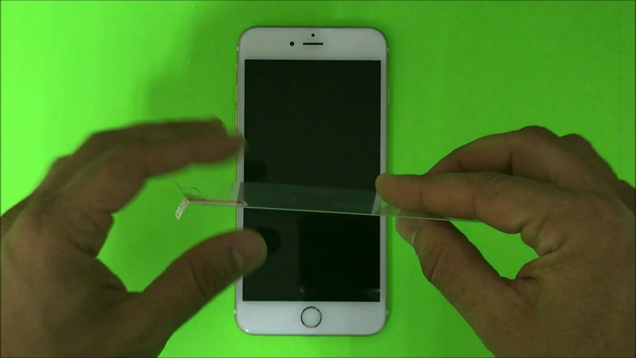 How to install Tempered Glass Screen Protector for iPhone 6S Plus