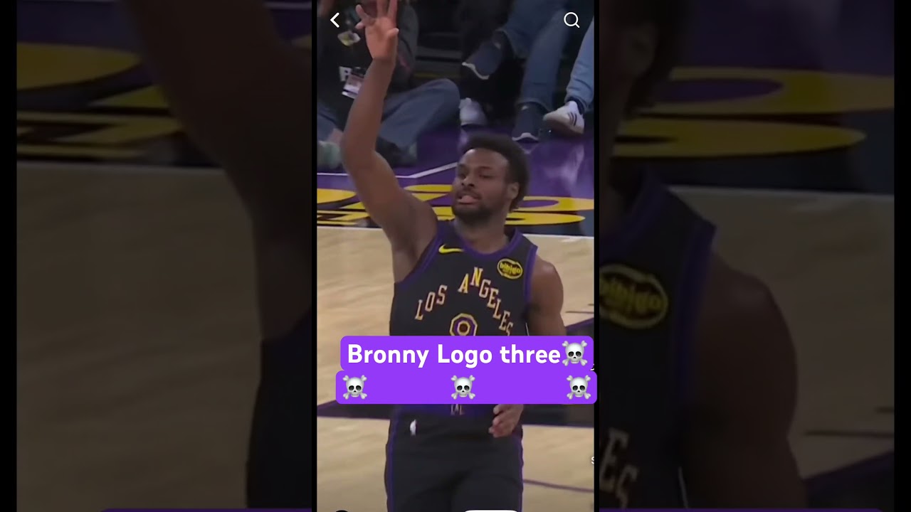 LEBRON LOVING BRONNY LOGO 3