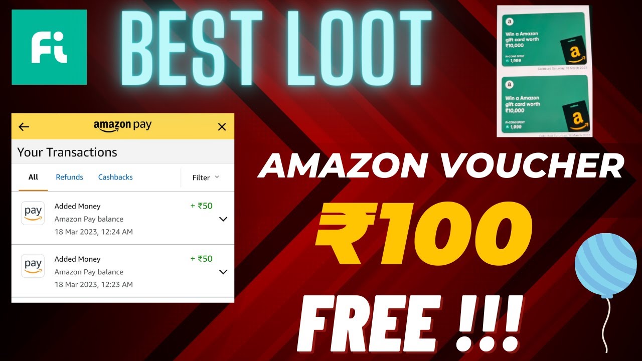Huge Loot Offer Today | Without Investment Loot Today | Fi Coins kaise use kare | Free Amazon GV
