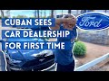 Cuban Sees Car Dealership for First Time (Firsts in America)