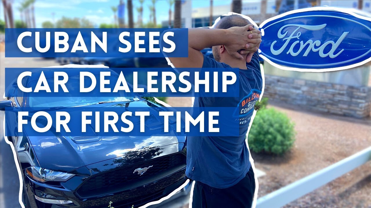 Cuban Sees Car Dealership for First Time (Firsts in America) YouTube