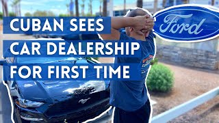 Cuban Sees Car Dealership for First Time (Firsts in America)