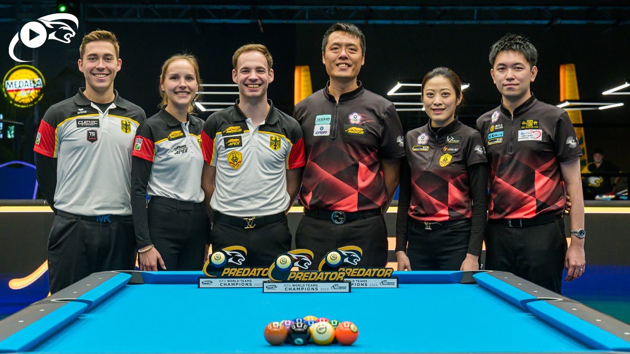 FINAL ▸ Germany vs Chinese Taipei ▸ Predator WPA World Teams Championship 2023