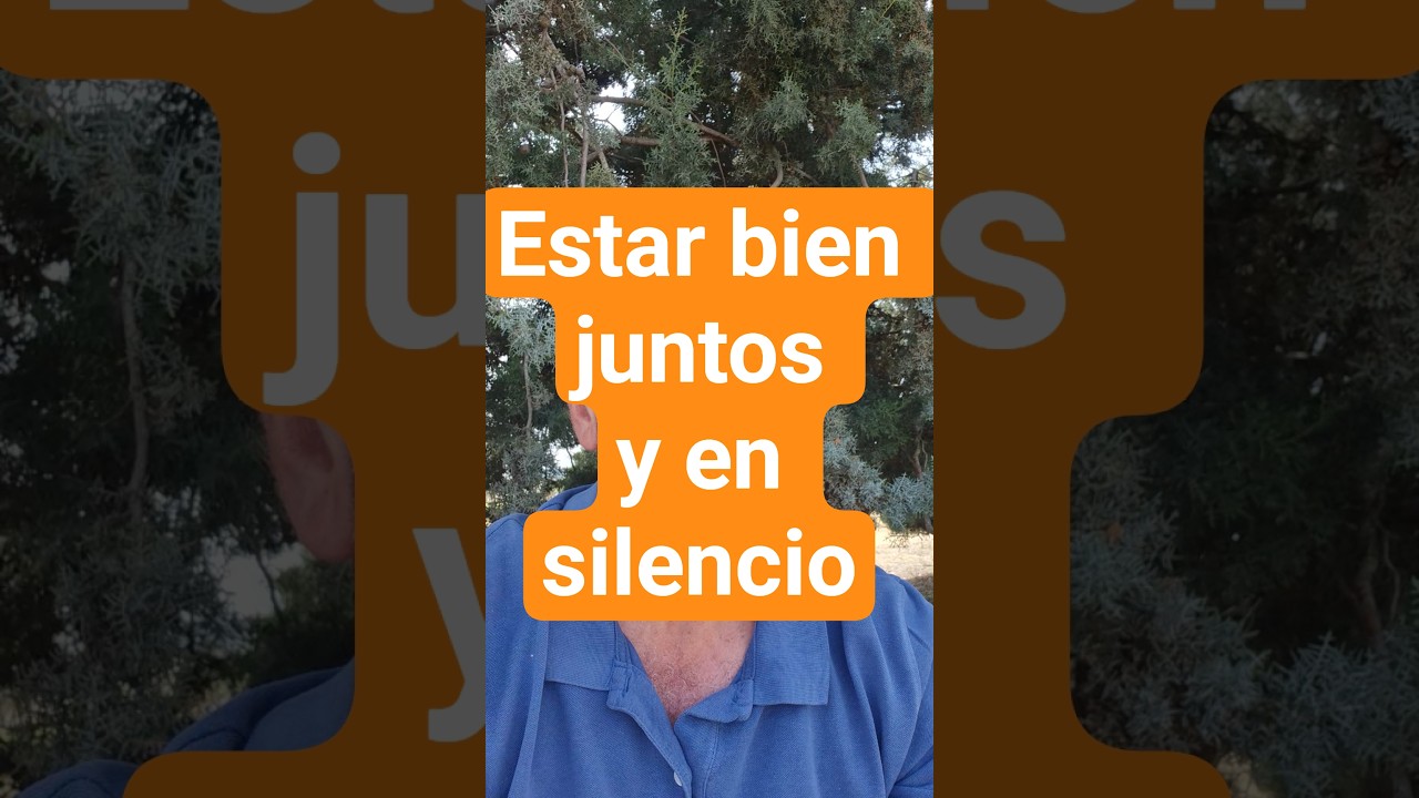 Estar bien juntos y en silencio