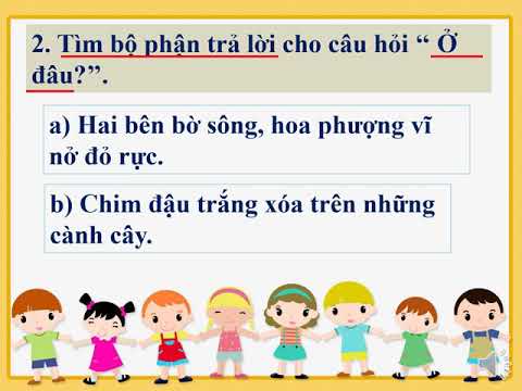 Lớp 2 - Môn Tiếng Việt ôn tập (Tiết 3) (Tuần 27 - 27/4/2020)