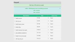 Employee Campus Shipping Software Demo
